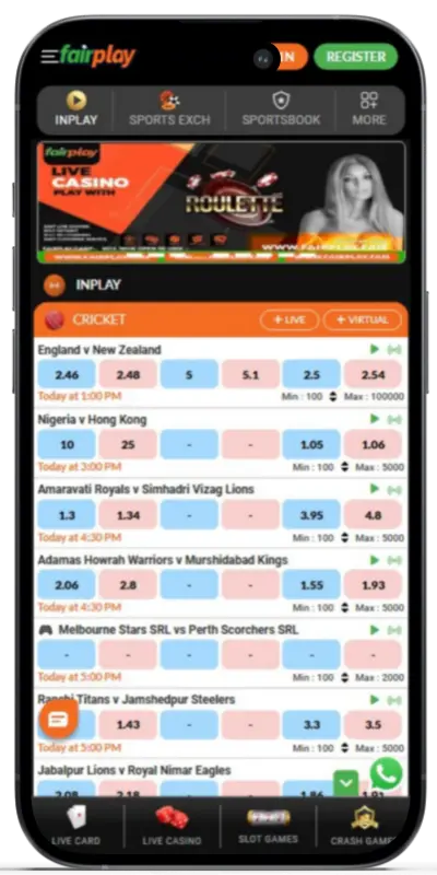 Fairplay24 App Access for Android and iOS