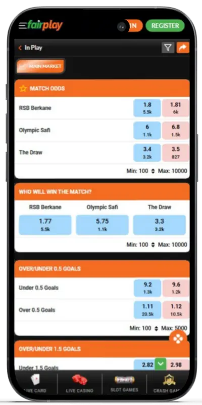 Fairplay24 App Access for Android and iOS