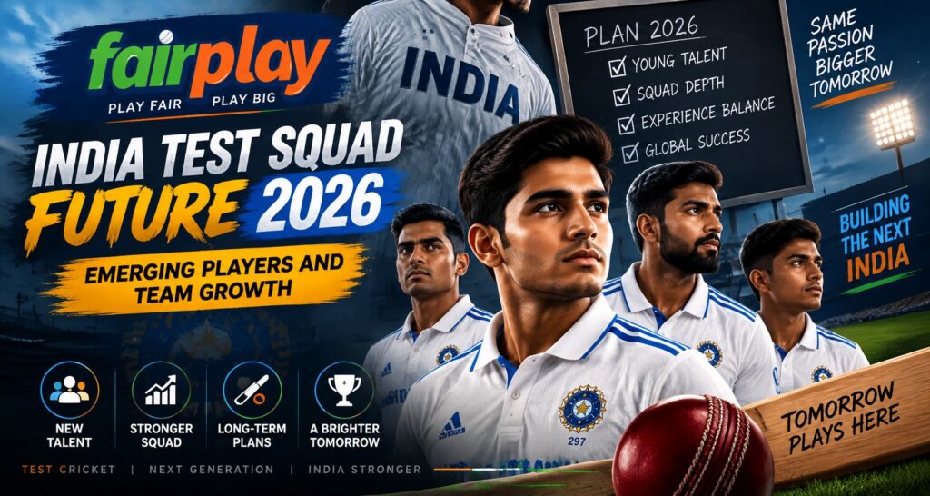 India Test Squad Future 2026: Emerging Players and Team Growth