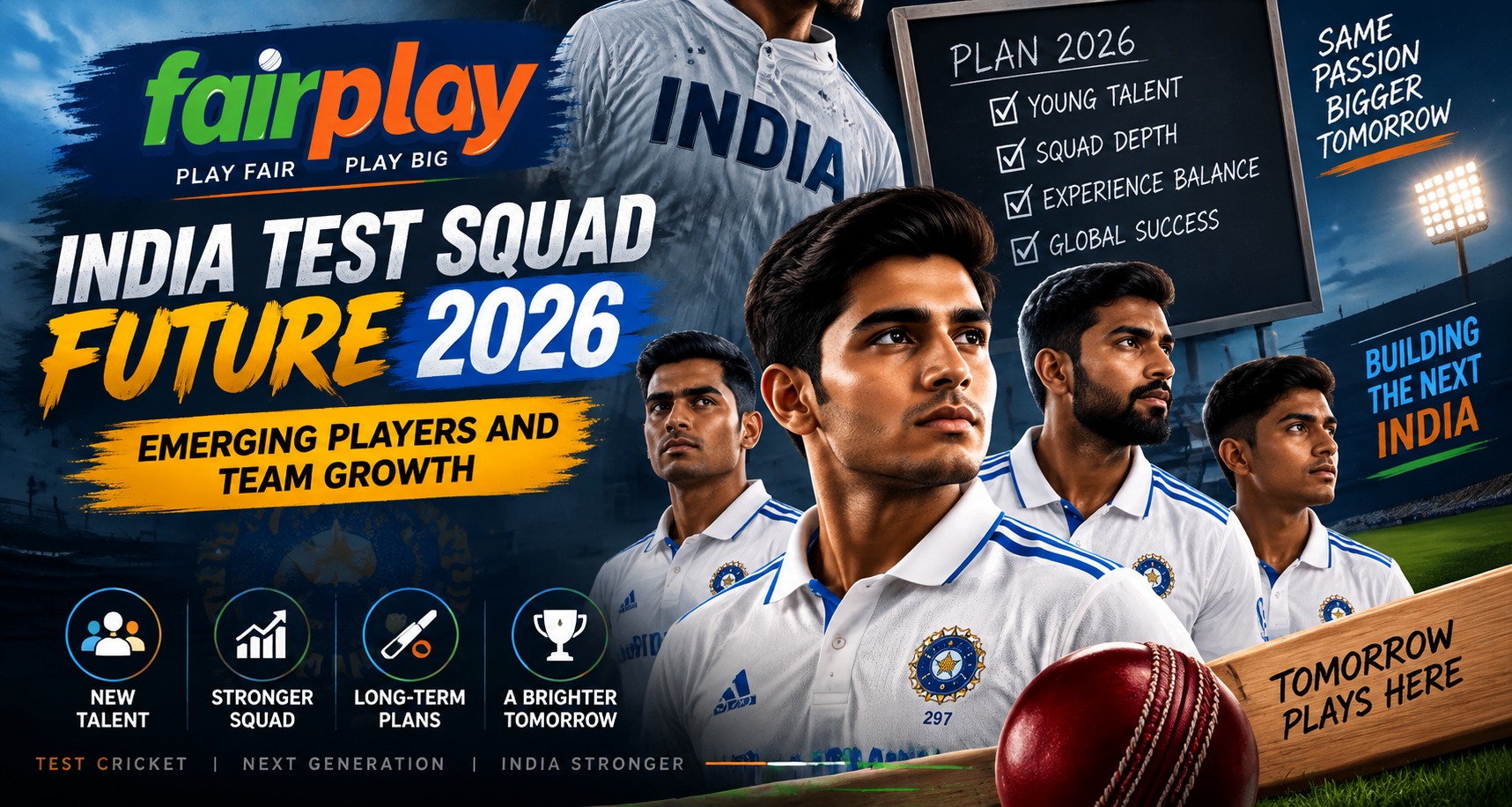 India Test Squad Future 2026: Emerging Players and Team Growth