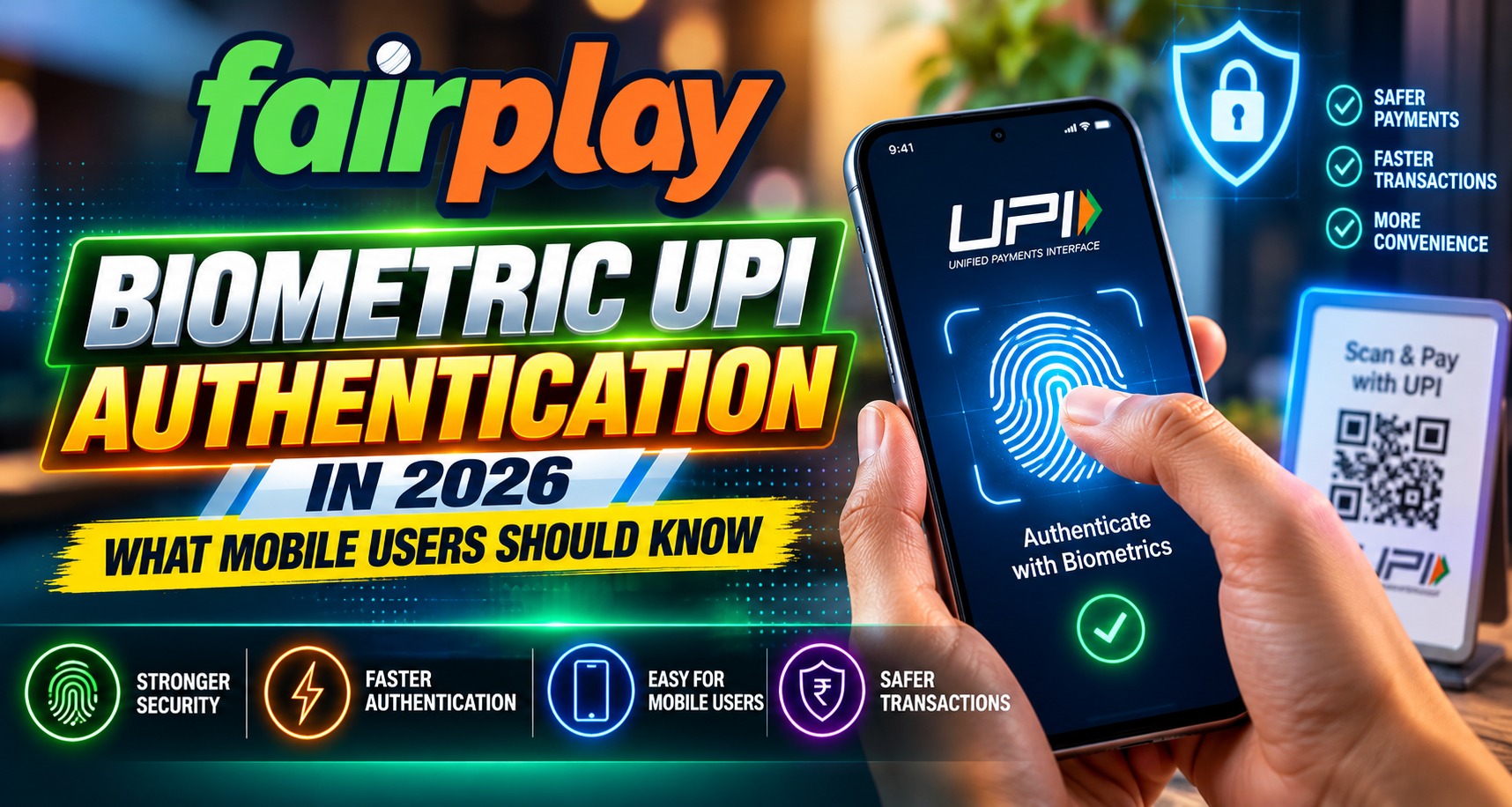Fairplay24 Biometric UPI Authentication in 2026: What Mobile Users Should Know