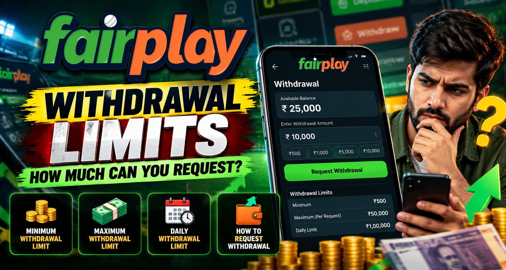 Fairplay24 Withdrawal Limits: How Much Can You Request in the Fairplay App?