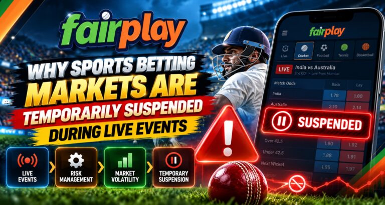 Fairplay24: Why Sports Betting Markets Are Temporarily Suspended During Live Events
