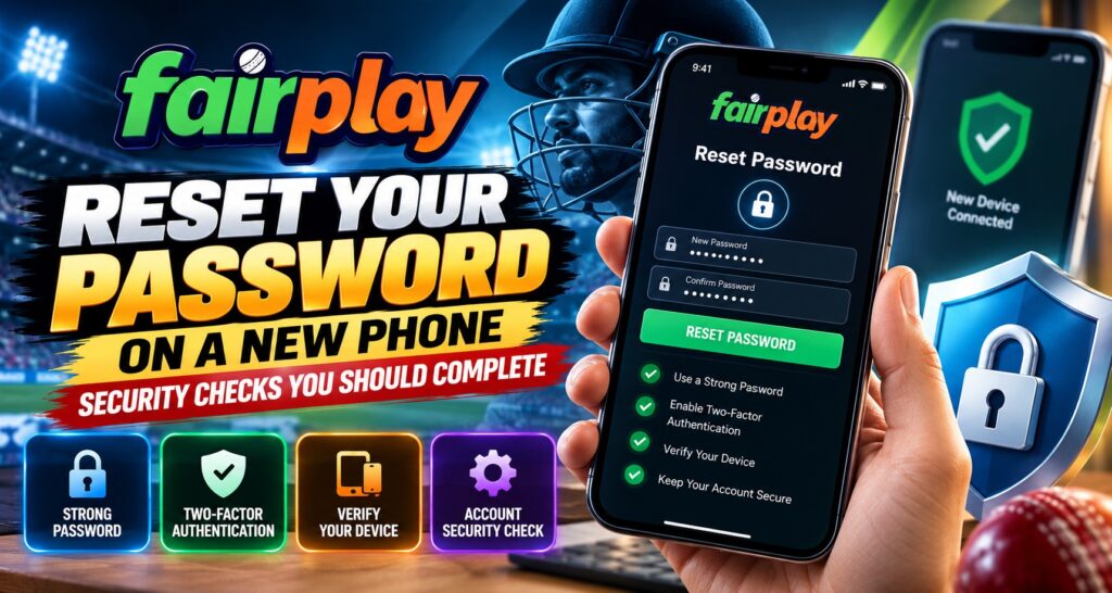 Fairplay24: Reset Your Password on a New Phone: Security Checks You Should Complete